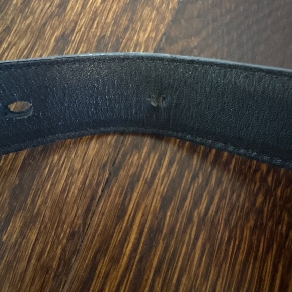 YSL Cassandre Classic Monogram Leather Belt with Bronze Gold Hardware - Picture 12 of 12